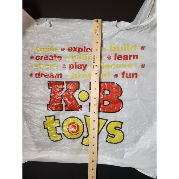 Vintage KB KayBee Toys Plastic Bag 1990s Toy Store Memorabilia Collectible - Picture 4 of 4